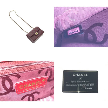 Chanel Mini Matelasse Wild Stitch Red Shoulder Bag A35200 Red