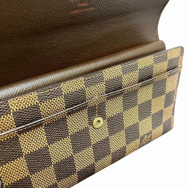 Louis Vuitton Damier Portefeuille International N61217 Trifold Wallet Unisex