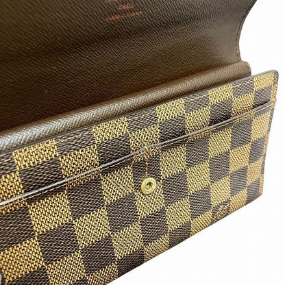 Louis Vuitton Damier Portefeuille International N61217 Trifold Wallet Unisex