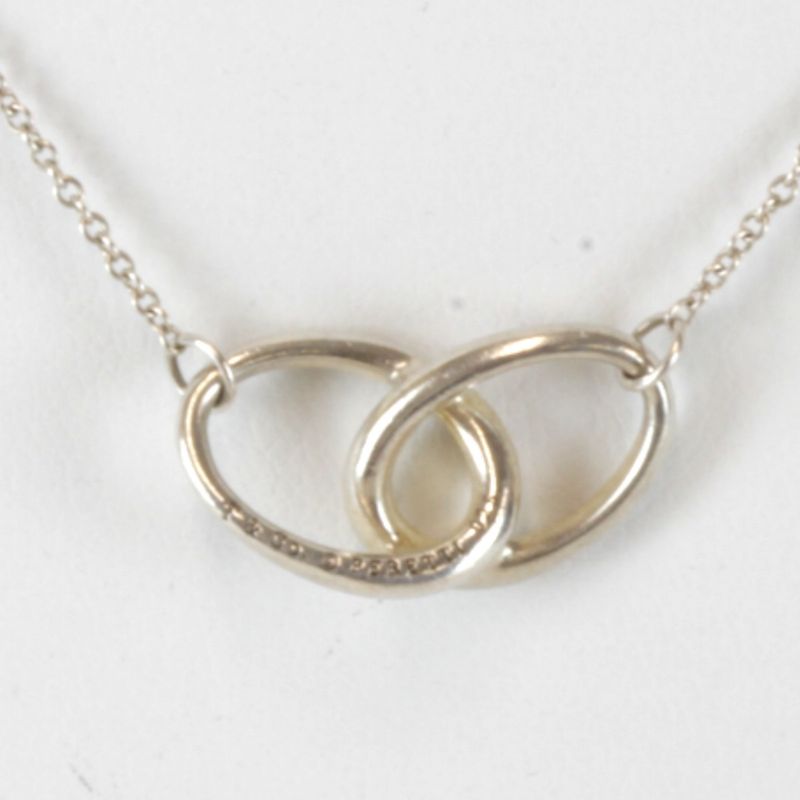 925 Silver Tiffany & Co Tiffany & Co Double Loop 28g Necklace