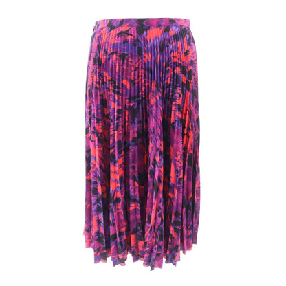 Balenciaga 542847 Allover Pleated Skirt Bottoms Multi 34 Genuine