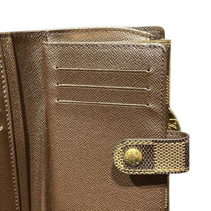Louis Vuitton Damier Porte Feuille Viennois N61674 Bifold Wallet Unisex