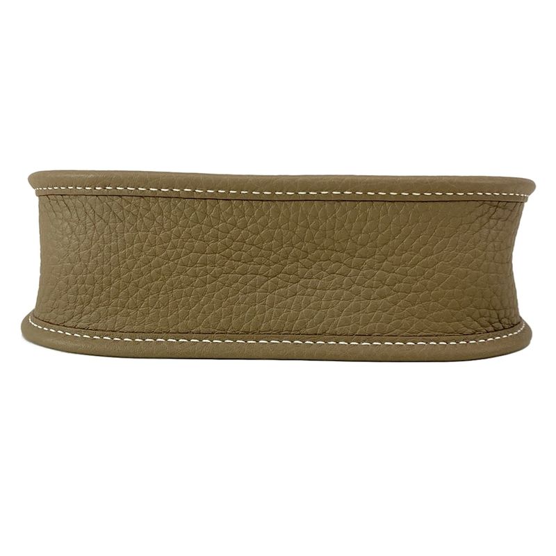 Hermes Shoulder Bag Evelyn Tpmamazon Etoupe × Blue Indigo Gold Hardware