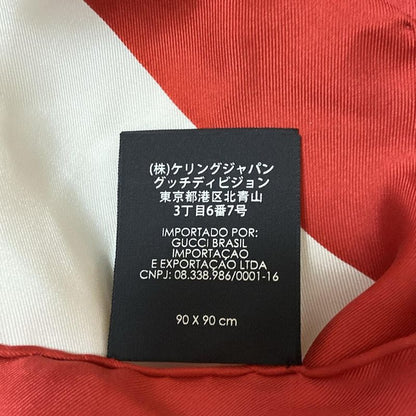 Gucci Scarf - Ivory X Red X Multi Sherry (web)