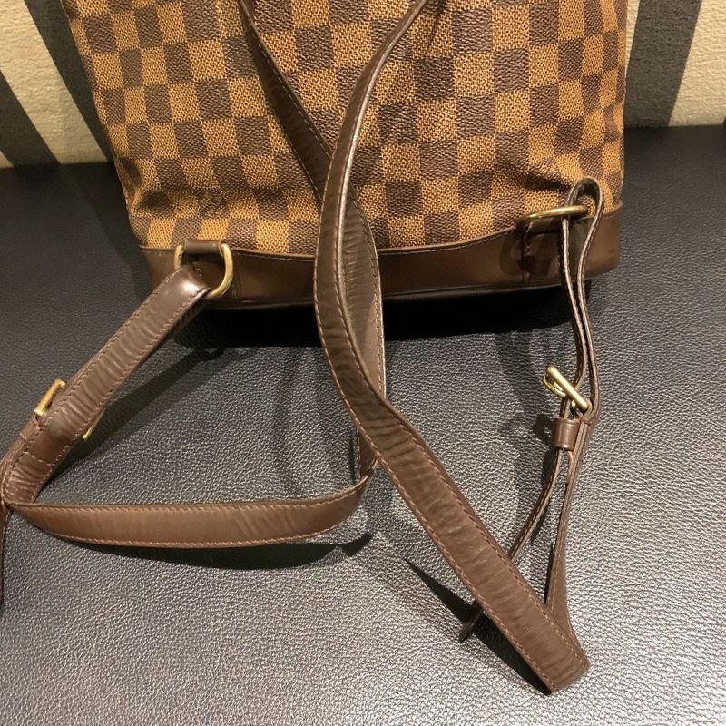 ◎authentic Louis Vuitton Soho Backpack Damier Ebène
