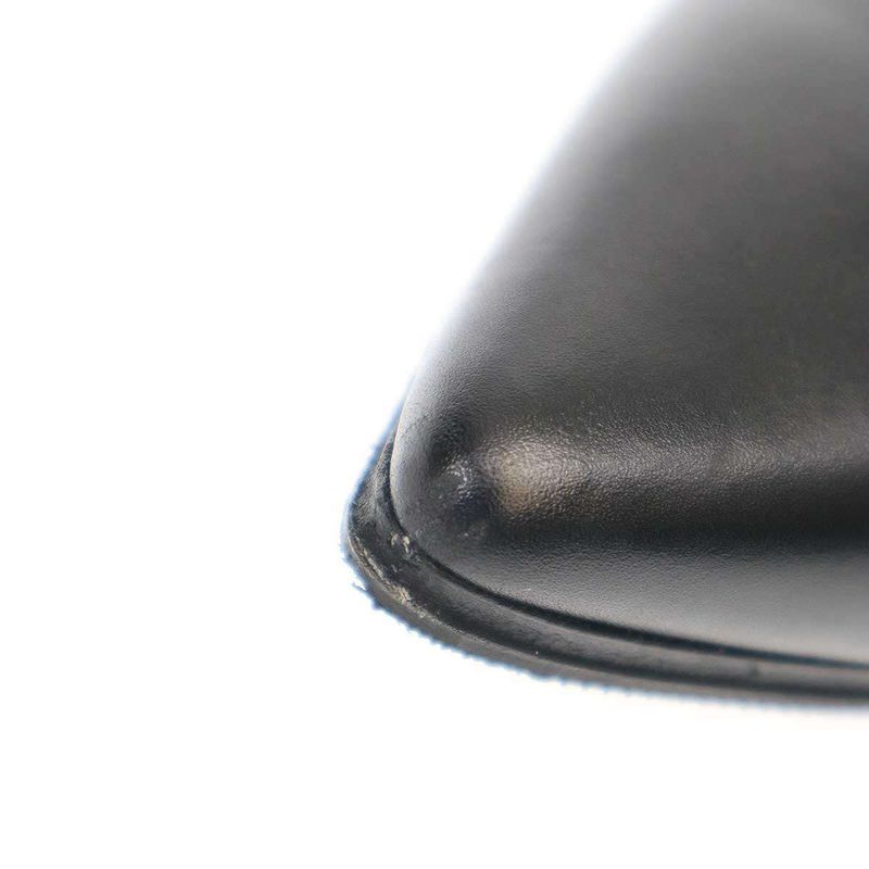 Louis Vuitton Monogram Belted Ankle Leather Boots Black 35 1 2