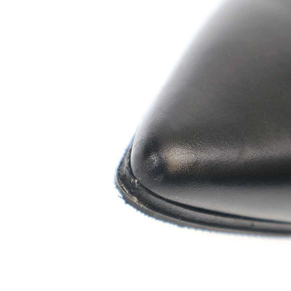 Louis Vuitton Monogram Belted Ankle Leather Boots Black 35 1 2