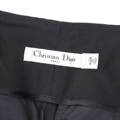 Christian DIOR Pants Size 40 Two Tuck Stretch Tapered Slacks Made In Italy