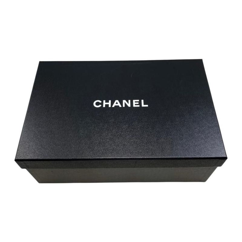 Chanel Sneakers Coco Mark G39982 Y56536 K5850 38 Size Fabric Suede Black White