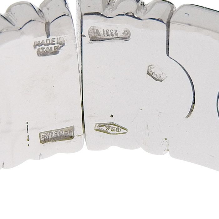 Bvlgari Bulgari Parentesi Ring 18K White Gold 750 White Gold Approx 12.5 Ring