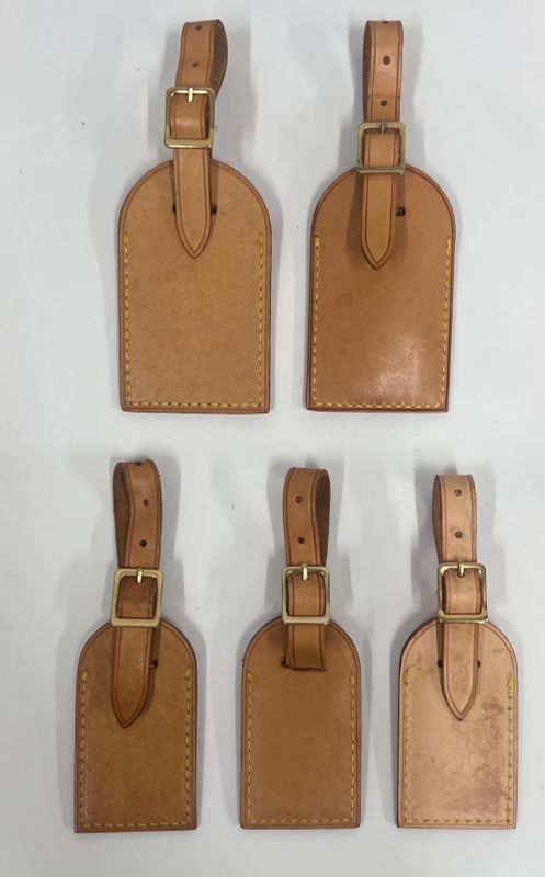 Louis Vuitton Name Tag Poinier Set Of Five Large And Small 03bs232