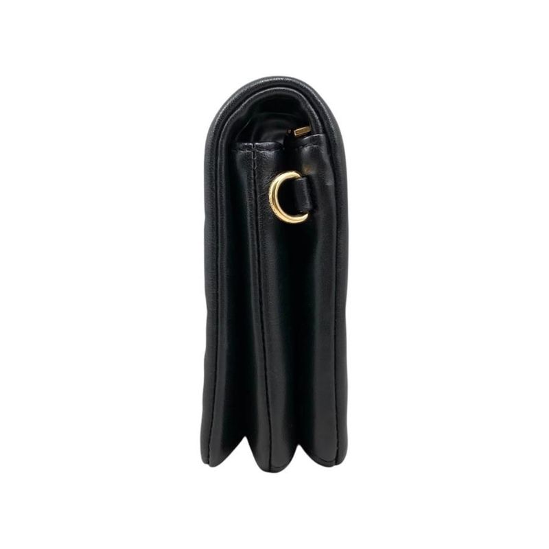 Louis Vuitton Pochette Couss in M82116 Monogram Pattern Lamb Leather Noir Black