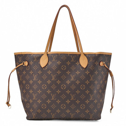 Louis Vuitton Monogram Neverfull MM Brown M40156 (gold Hardware) Tote Bag