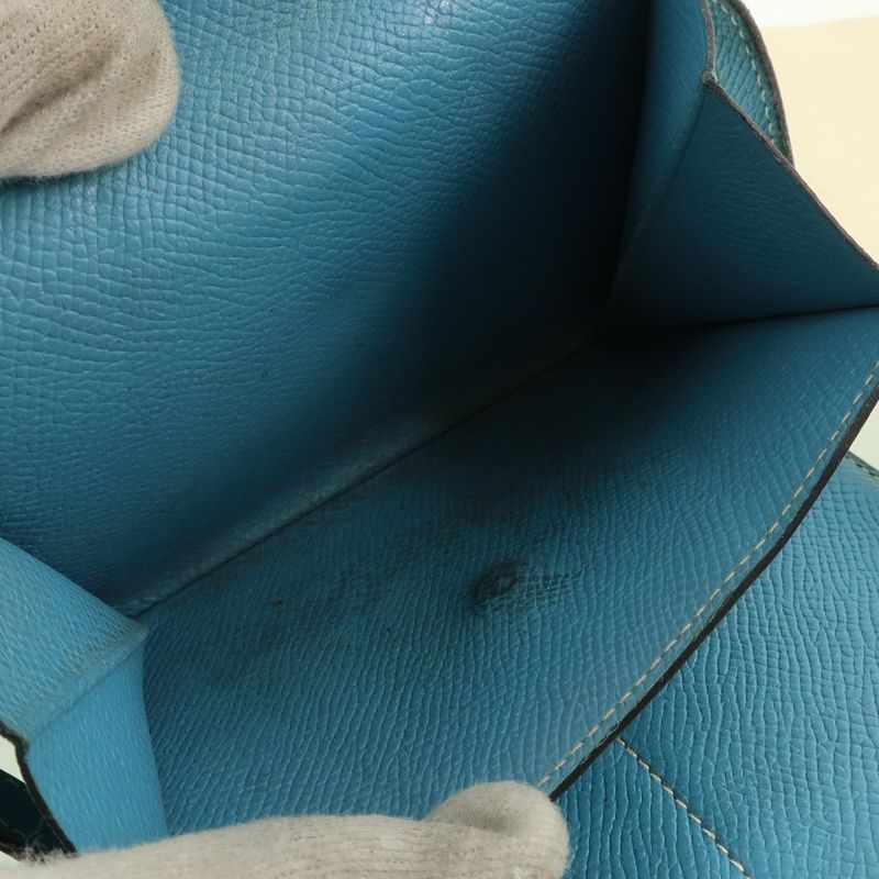 Hermes Kelly Wallet Vaux Epson □K Unisex Bifold Wallet