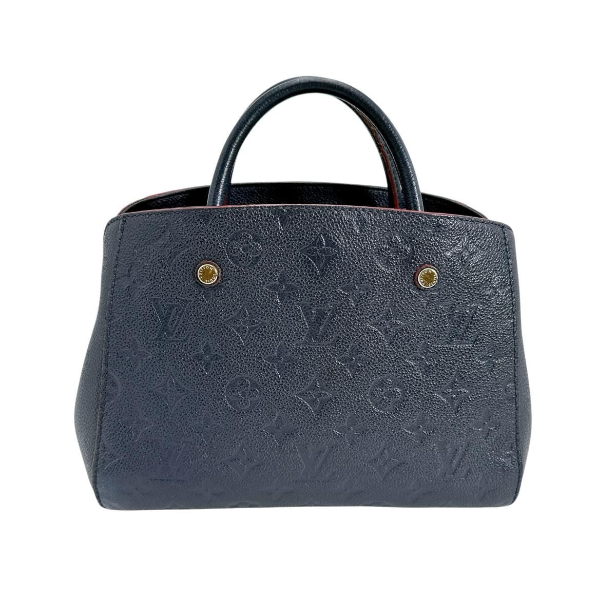 Louis Vuitton Empreinte Montaigne BB Marine Rouge Shoulder Bag