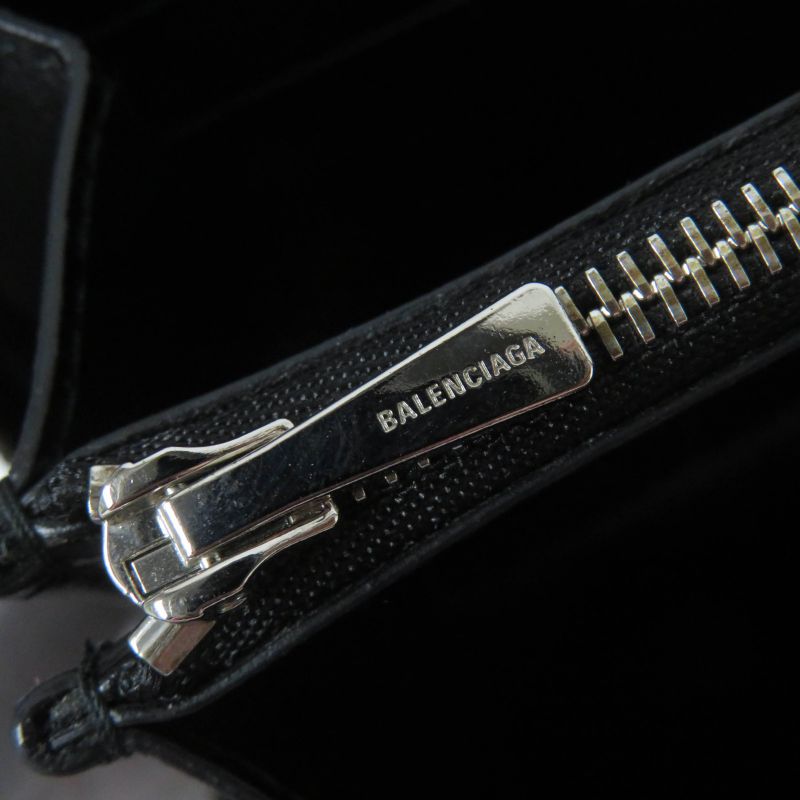 Gucci×Balenciaga 681710 Floral Round Zip Leather Long Wallet Long Wallet