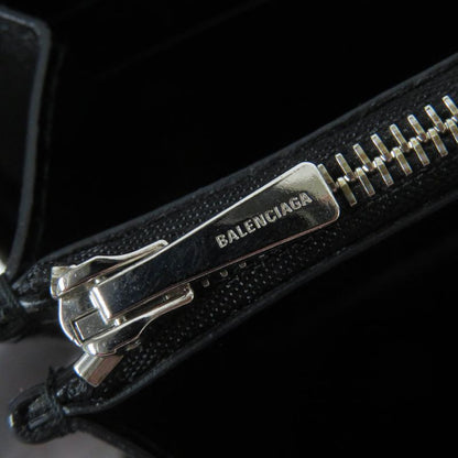 Gucci×Balenciaga 681710 Floral Round Zip Leather Long Wallet Long Wallet