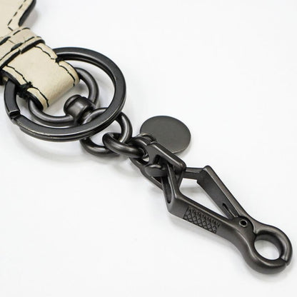 Bottega Veneta Key With Hook -ring Ivory- Leather Key Holder Accessories
