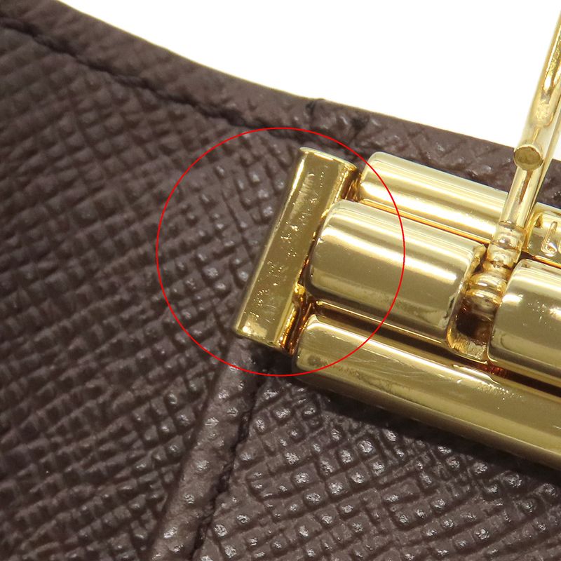 Louis Vuitton Key Case Multicles 4 Damier Canvas Damier Ebene Gold Hardware