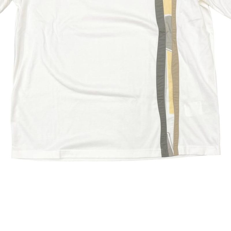 Hermes Short Sleeve T-Shirt Onde Corollet H457920ha90la Size S Blanc White