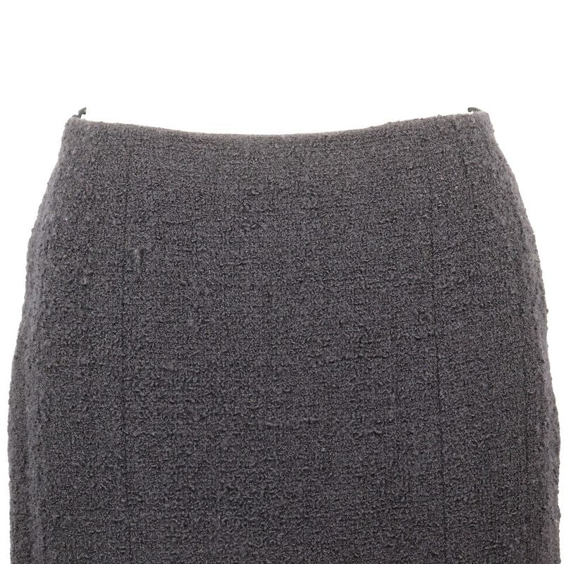 Chanel Wool Navy Women's Skirt