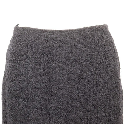 Chanel Wool Navy Women's Skirt