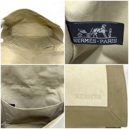 Hermes Clutch Bag Tapidocel Beige White