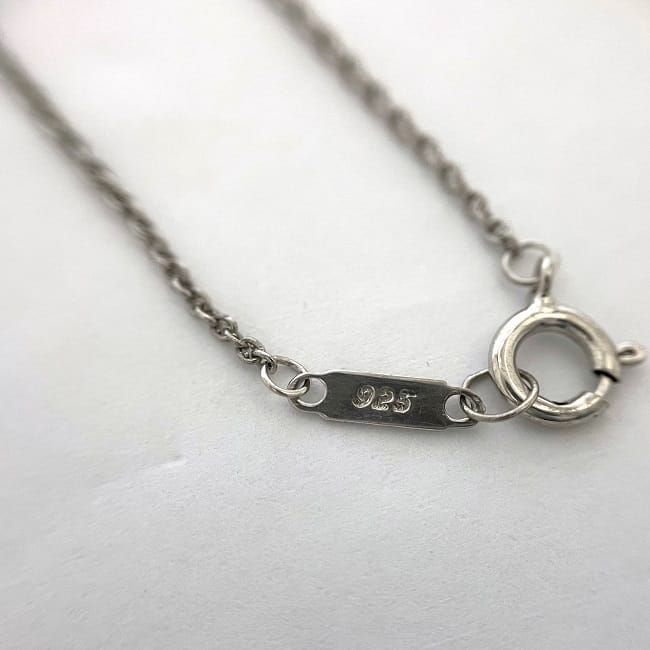 Tiffany & Co Bare Necklace Silver Excellent Condition Polished Silver