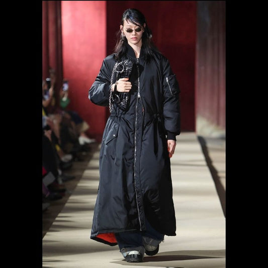 Gucci Cruise 2024 25 Collection Ma-1 Flared Padded Coat Flared Padded Long Coat