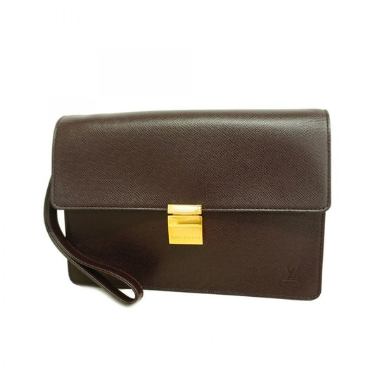 Louis Vuitton Taiga Selenga Clutch Bag M30786 Akaju - Men's