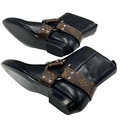 Unused Louis Vuitton Rhapsody Line Monogram Boots Short Boots Ankle Boots