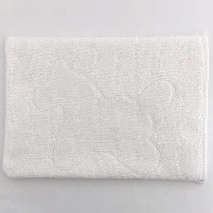 Hermes Baby Bath Mittens White Adada Ec20574 Never Used