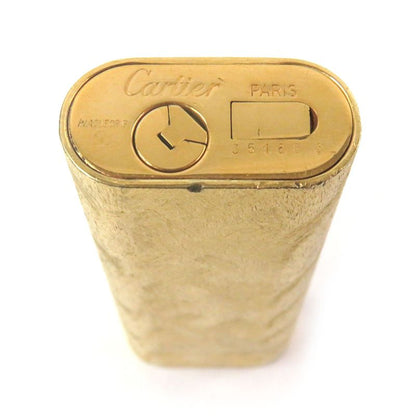 Cartier Cross-cut All-over Pattern Oval Roller Type Smoking Tool