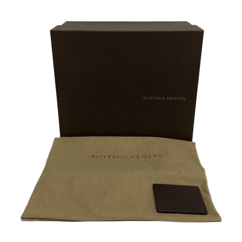 Bottega Veneta Intrecciato Tote Bag 125787 Dark Brown Leather