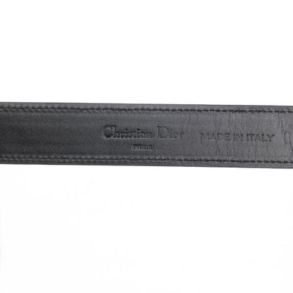 Christian Dior Leather Belt 031act02519 Black T40