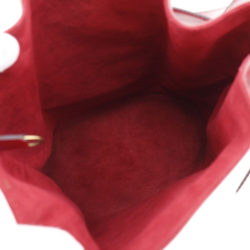 Louis Vuitton Sac Depaul M80207 Epi Leather Castilian Red Vi0917 Women's