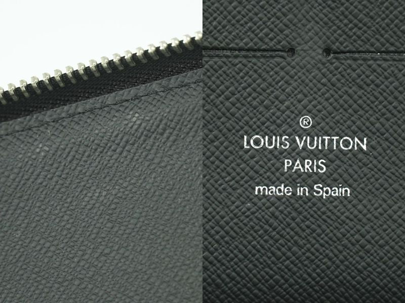 Authentic Louis Vuitton LV Zippy Organizer Epi Leather Long Wallet Noir Black