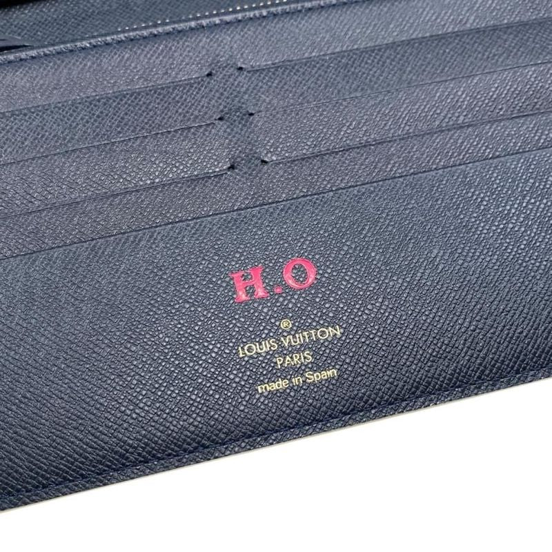 Louis Vuitton Bifold Long Wallet Portefeuille Antholite N63221 Damier Azure