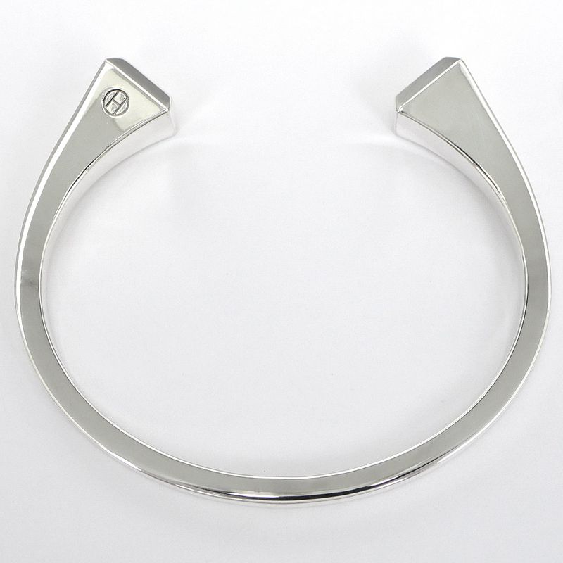 Hermes Bracelet Bangle Cour De Forge LG Ag925 SV Silver - Jewelry -