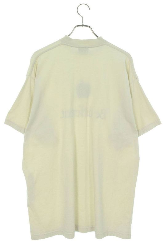 Balenciaga 22AW 712398 Tnvb3 Be Different Embroidered T-shirt Men 1