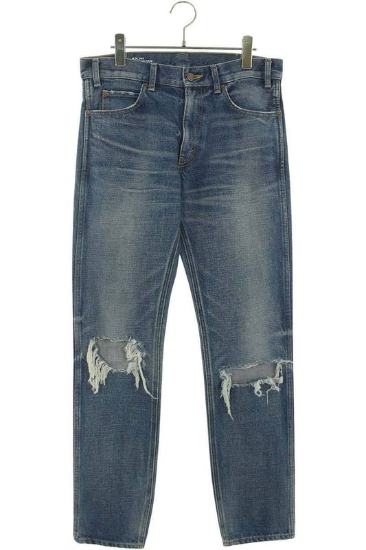 Celine 2n309930f Damaged Union Wash Denim Pants Men's 30