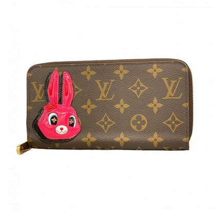 Louis Vuitton Long Wallet Monogram Animogram Zippy Wallet M83689 Brown Ladies