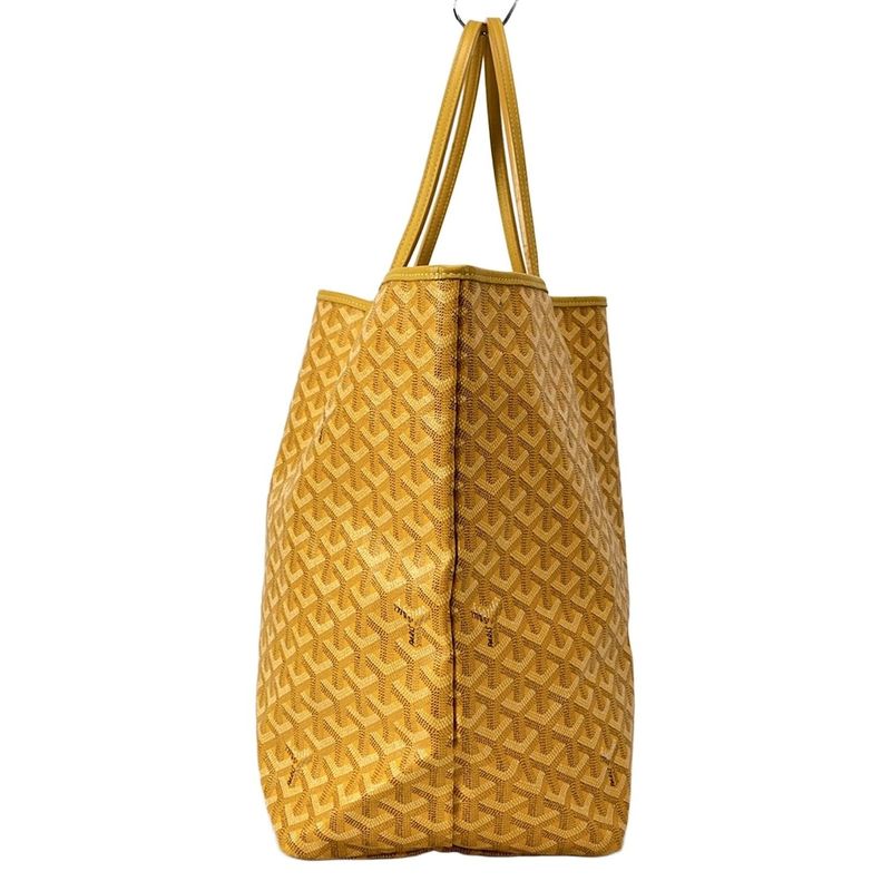 Goyard Saint Louis GM Yellow Leather Tote Bag