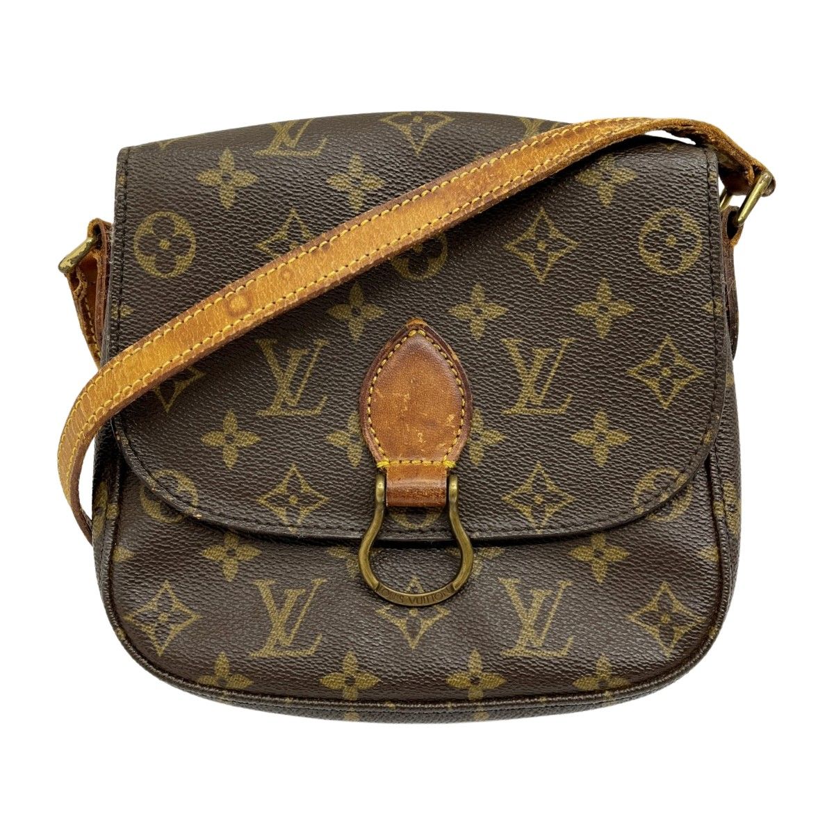 Louis Vuitton Shoulder Bag Monogram Saint-Cloud Mold Strap Deterioration