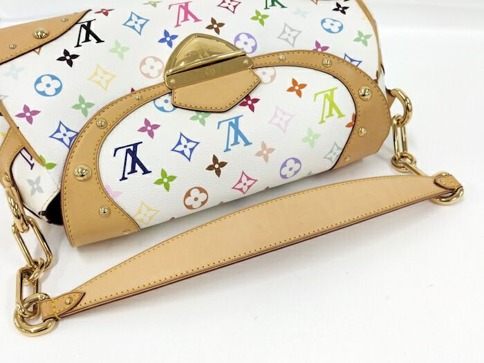Louis Vuitton Beverly MM Handbag Monogram Multicolor Bronze M40203