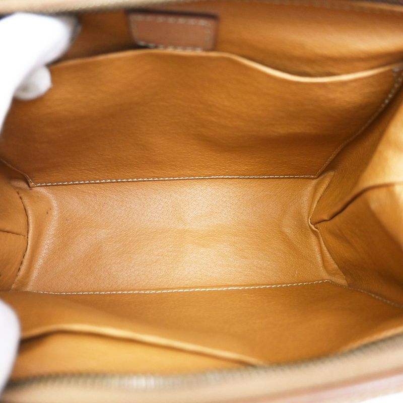 Celine Pouch Macadam PVC Leather Brown 04ka884