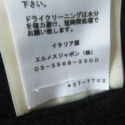 Hermes 23AW 3h2617d4 Virgin Wool H Motif Crewneck Long Sleeve Knit Pullover