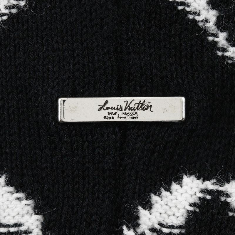 Louis Vuitton Monogram Gradient Rm232q USO Hkn44w Cotton Black Men's Sweater
