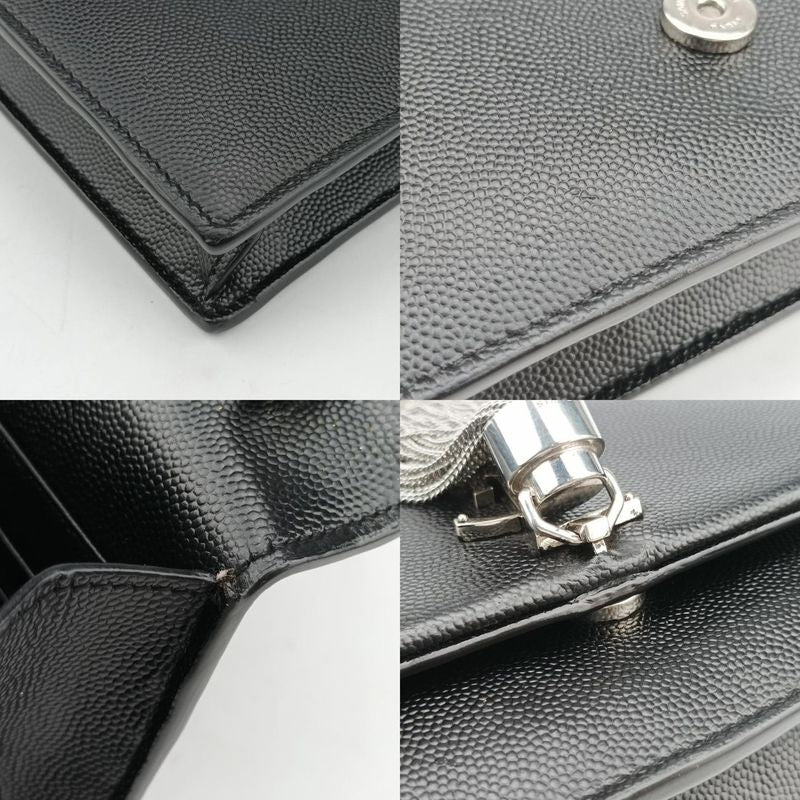 Yves Saint Laurentyves Saint Laurent Kate Black Caviar Skin 452159 Hpp4521590119