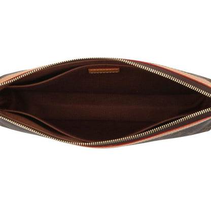 Louis Vuitton M14057 Pochette Voyage Supre Monogram Leather Clutch Bag Men's